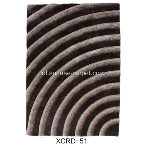 Microfiber Dengan Warna Gradational 3D Carpet